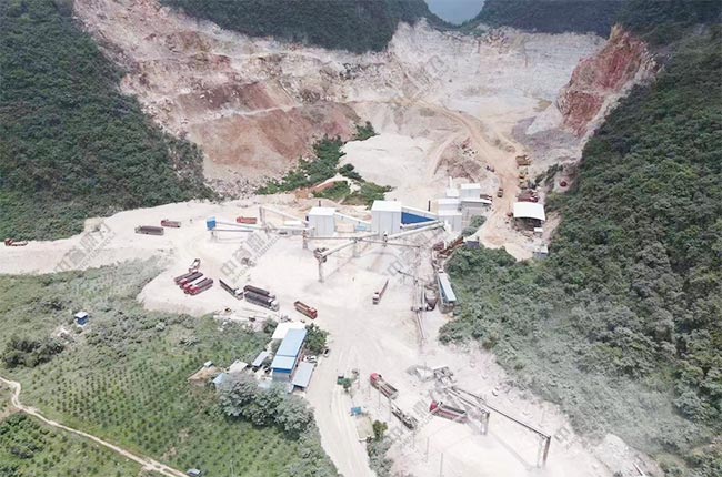 廣西河池時產800到1000噸碎石生產線