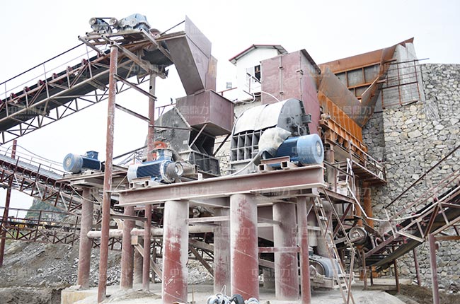 竹篙山采石場時產(chǎn)1000噸石灰石破碎生產(chǎn)線