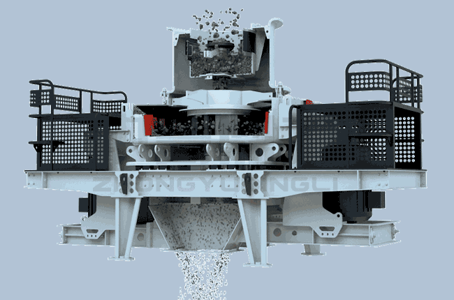 vsi制砂機工作原理動圖
