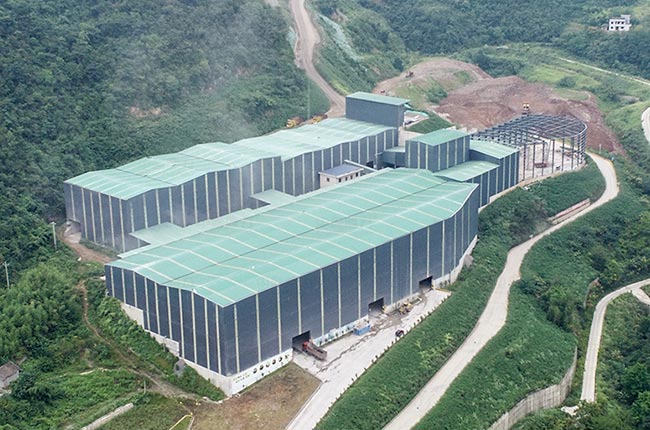 湖北松滋年產300萬噸環保型砂石生產線