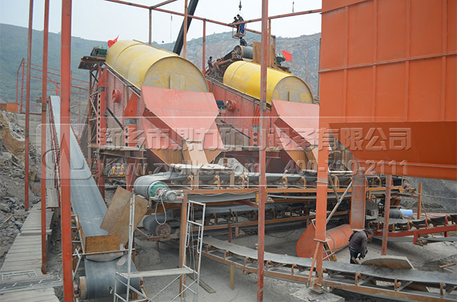 破碎生產線客戶現場 破碎生產線客戶現場