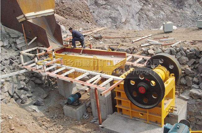 顎式破碎機使用現場 顎式破碎機使用現場