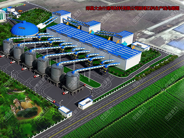 河南平頂山郟縣大和什建筑材料有限公司時產3000噸石料生產線