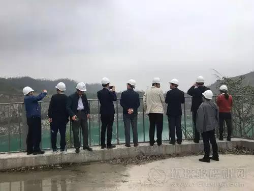 廣州順興石場、江門泰盛石場綠色礦山建設迎接陜西岐山多部門考察