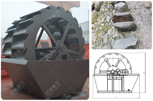 砂石料清洗、除雜用輪式洗砂機