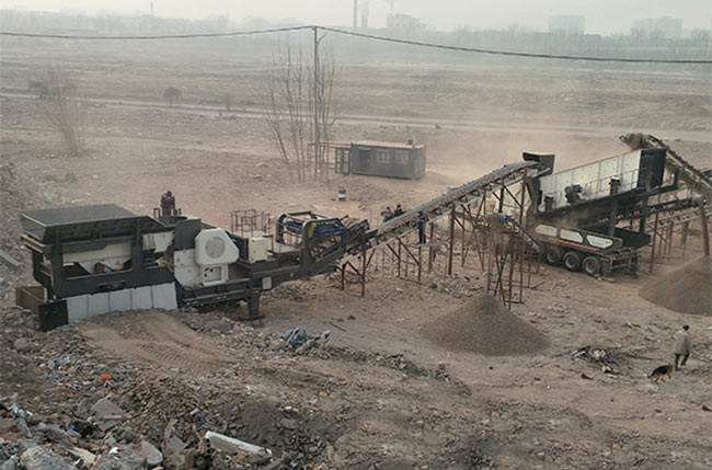 移動(dòng)石子粉碎機(jī)