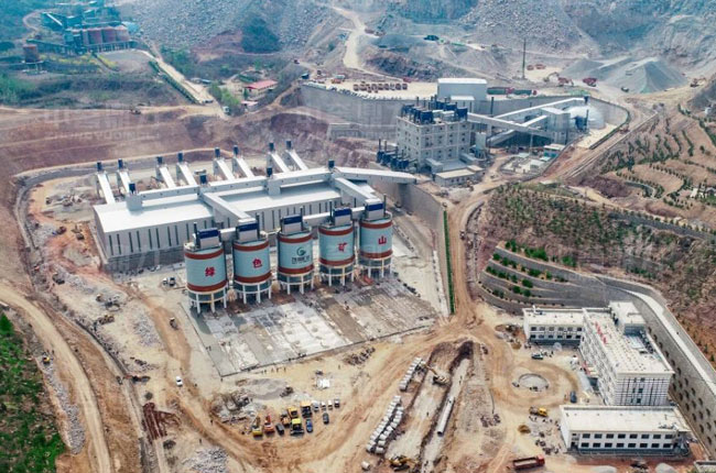 河北井陘縣茂鑫礦業智能砂石骨料生產線