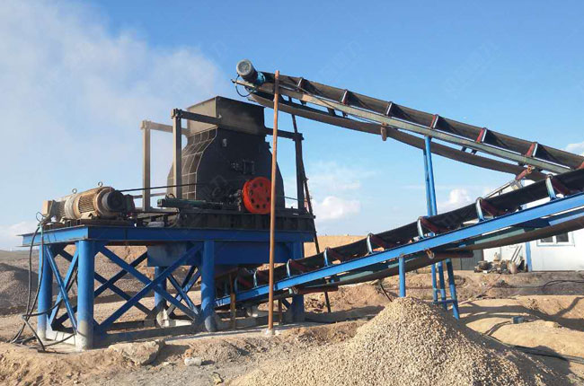 寧夏靈武時產200噸砂石生產線