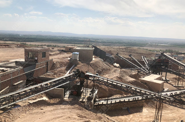 寧夏西石工貿(mào)有限公司時產(chǎn)800噸碎石生產(chǎn)線