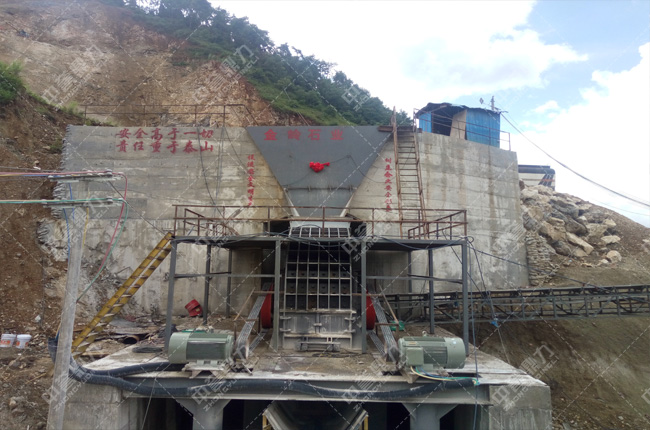 云南騰沖時產600噸砂石骨料生產線