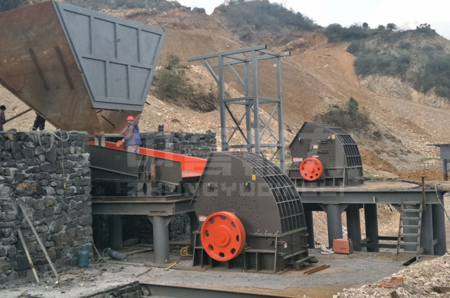 常德時(shí)產(chǎn)650噸石灰石碎石生產(chǎn)線