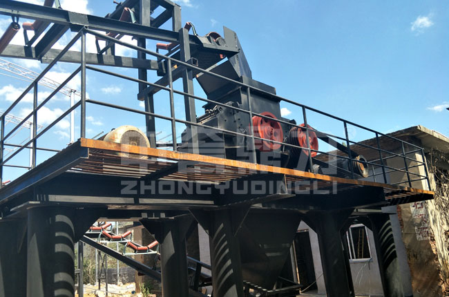 湖南常德時(shí)產(chǎn)60噸制砂生產(chǎn)線(xiàn)