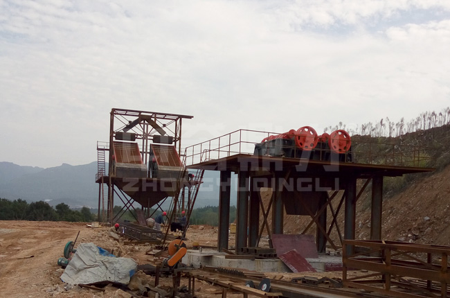 湖南懷化時產150噸機制砂生產線