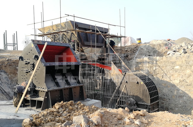 河南登封銀建材時產600噸砂石生產線